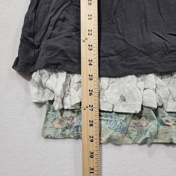 Matilda Jane Heartwood Top Size M Medium Gray Choose Your Own Path - Picture 11 of 12